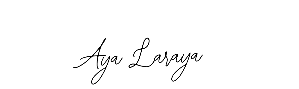 Use a signature maker to create a handwritten signature online. With this signature software, you can design (Bearetta-2O07w) your own signature for name Aya Laraya. Aya Laraya signature style 12 images and pictures png