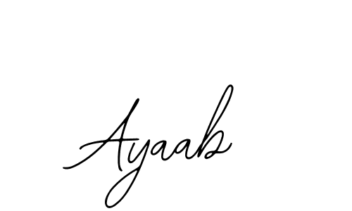 How to Draw Ayaab signature style? Bearetta-2O07w is a latest design signature styles for name Ayaab. Ayaab signature style 12 images and pictures png