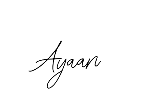 Design your own signature with our free online signature maker. With this signature software, you can create a handwritten (Bearetta-2O07w) signature for name Ayaan. Ayaan signature style 12 images and pictures png