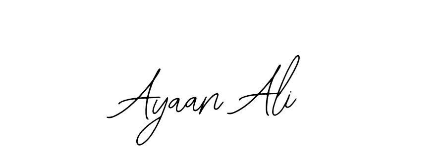 How to make Ayaan Ali name signature. Use Bearetta-2O07w style for creating short signs online. This is the latest handwritten sign. Ayaan Ali signature style 12 images and pictures png