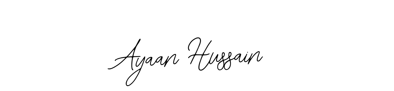 Also You can easily find your signature by using the search form. We will create Ayaan Hussain name handwritten signature images for you free of cost using Bearetta-2O07w sign style. Ayaan Hussain signature style 12 images and pictures png