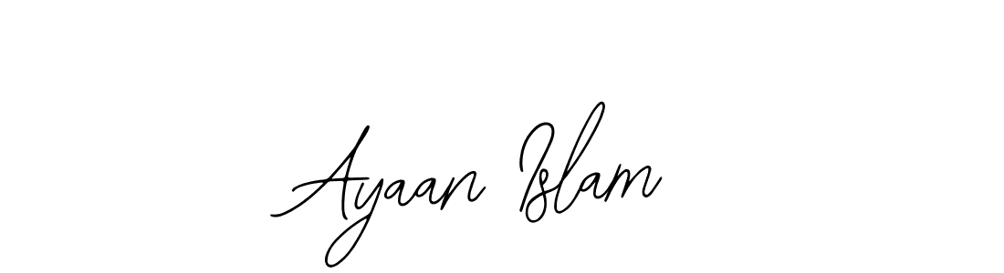 Ayaan Islam stylish signature style. Best Handwritten Sign (Bearetta-2O07w) for my name. Handwritten Signature Collection Ideas for my name Ayaan Islam. Ayaan Islam signature style 12 images and pictures png