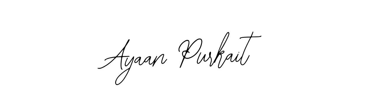Also we have Ayaan Purkait name is the best signature style. Create professional handwritten signature collection using Bearetta-2O07w autograph style. Ayaan Purkait signature style 12 images and pictures png