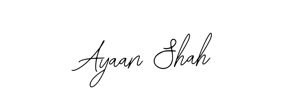 Bearetta-2O07w is a professional signature style that is perfect for those who want to add a touch of class to their signature. It is also a great choice for those who want to make their signature more unique. Get Ayaan Shah name to fancy signature for free. Ayaan Shah signature style 12 images and pictures png