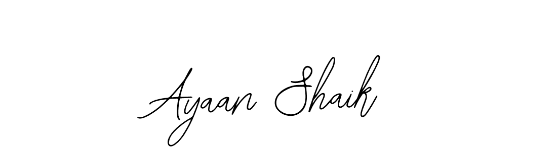 Ayaan Shaik stylish signature style. Best Handwritten Sign (Bearetta-2O07w) for my name. Handwritten Signature Collection Ideas for my name Ayaan Shaik. Ayaan Shaik signature style 12 images and pictures png