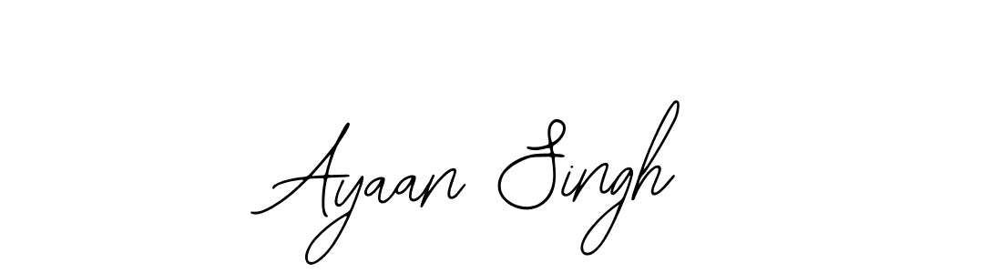 Design your own signature with our free online signature maker. With this signature software, you can create a handwritten (Bearetta-2O07w) signature for name Ayaan Singh. Ayaan Singh signature style 12 images and pictures png