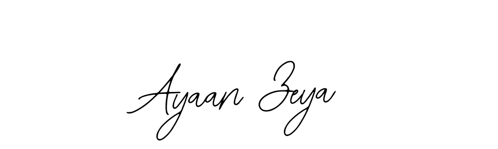 Use a signature maker to create a handwritten signature online. With this signature software, you can design (Bearetta-2O07w) your own signature for name Ayaan Zeya. Ayaan Zeya signature style 12 images and pictures png