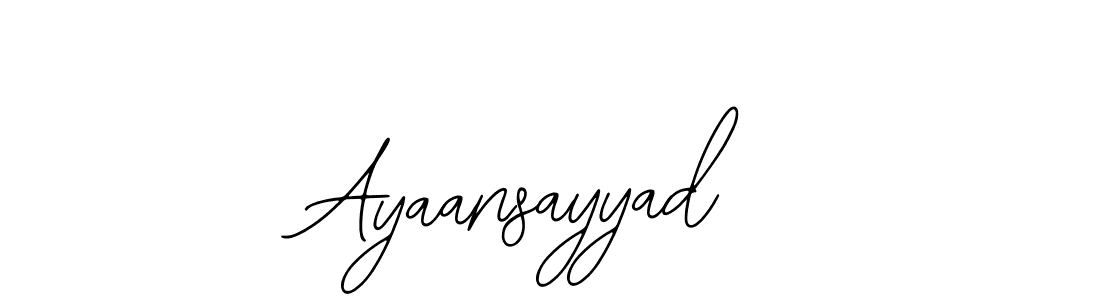 Create a beautiful signature design for name Ayaansayyad. With this signature (Bearetta-2O07w) fonts, you can make a handwritten signature for free. Ayaansayyad signature style 12 images and pictures png