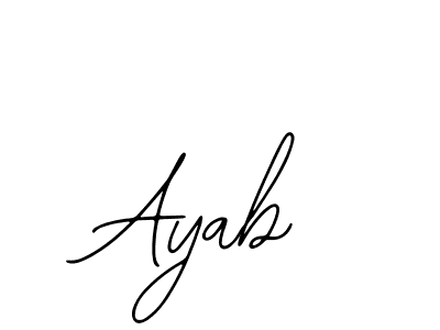 How to Draw Ayab signature style? Bearetta-2O07w is a latest design signature styles for name Ayab. Ayab signature style 12 images and pictures png