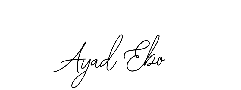 This is the best signature style for the Ayad Ebo name. Also you like these signature font (Bearetta-2O07w). Mix name signature. Ayad Ebo signature style 12 images and pictures png