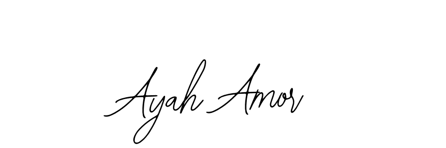 Make a beautiful signature design for name Ayah Amor. With this signature (Bearetta-2O07w) style, you can create a handwritten signature for free. Ayah Amor signature style 12 images and pictures png