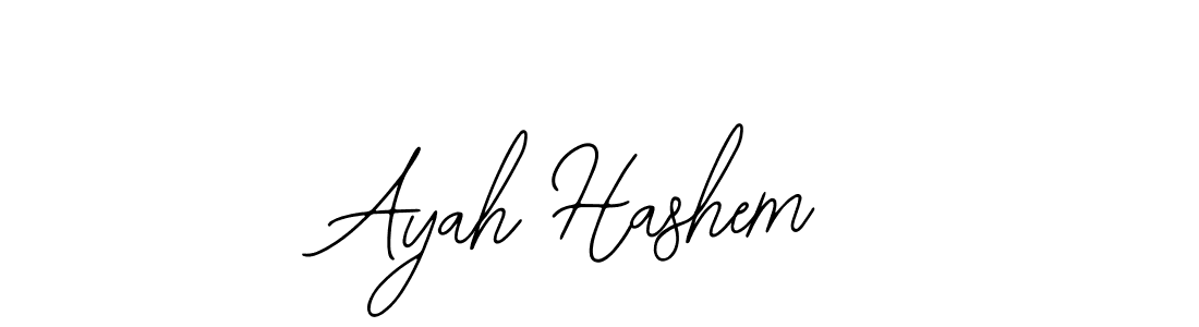 How to make Ayah Hashem signature? Bearetta-2O07w is a professional autograph style. Create handwritten signature for Ayah Hashem name. Ayah Hashem signature style 12 images and pictures png