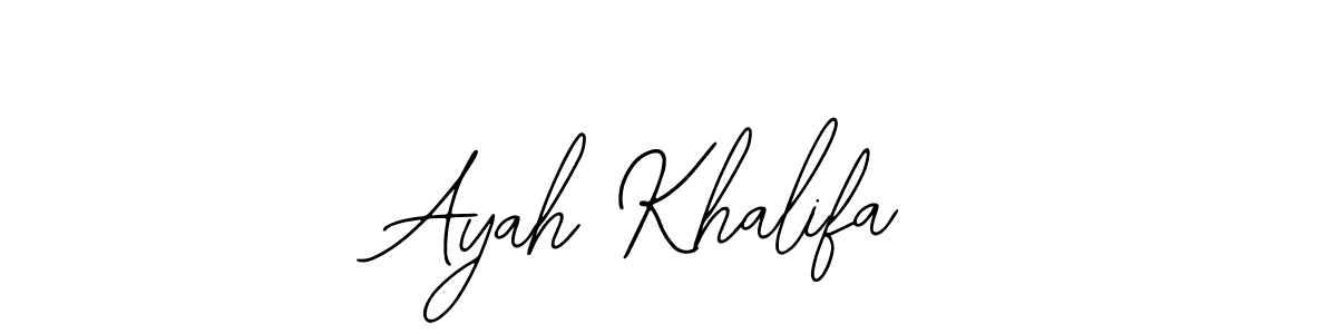 How to Draw Ayah Khalifa signature style? Bearetta-2O07w is a latest design signature styles for name Ayah Khalifa. Ayah Khalifa signature style 12 images and pictures png