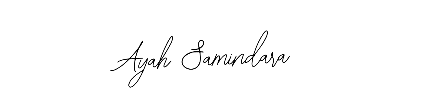 See photos of Ayah Samindara official signature by Spectra . Check more albums & portfolios. Read reviews & check more about Bearetta-2O07w font. Ayah Samindara signature style 12 images and pictures png