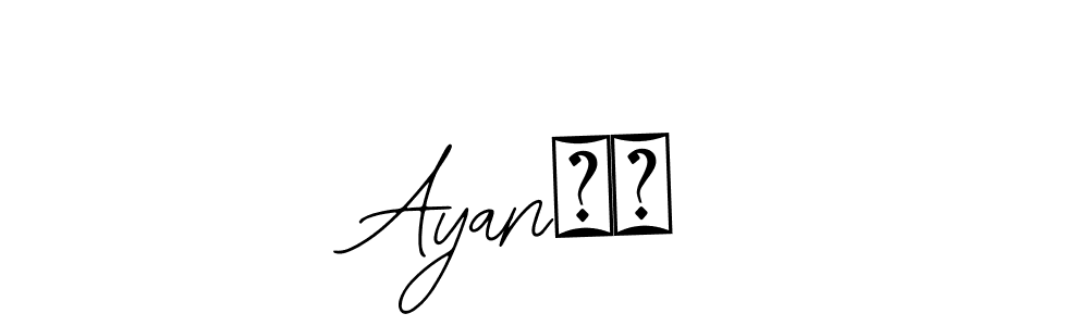 Make a beautiful signature design for name Ayan❤️. With this signature (Bearetta-2O07w) style, you can create a handwritten signature for free. Ayan❤️ signature style 12 images and pictures png