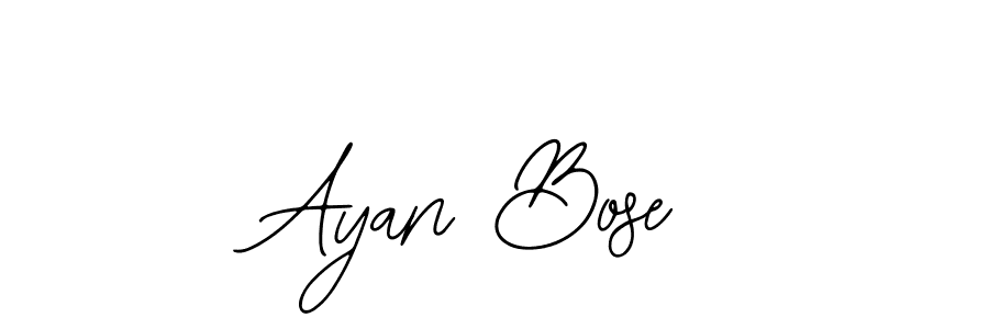 How to make Ayan Bose signature? Bearetta-2O07w is a professional autograph style. Create handwritten signature for Ayan Bose name. Ayan Bose signature style 12 images and pictures png