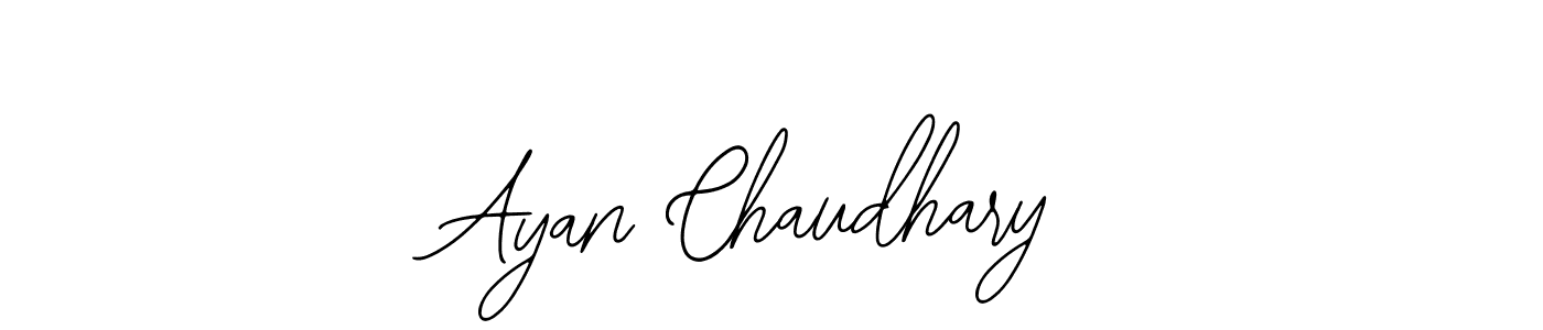 Design your own signature with our free online signature maker. With this signature software, you can create a handwritten (Bearetta-2O07w) signature for name Ayan Chaudhary. Ayan Chaudhary signature style 12 images and pictures png