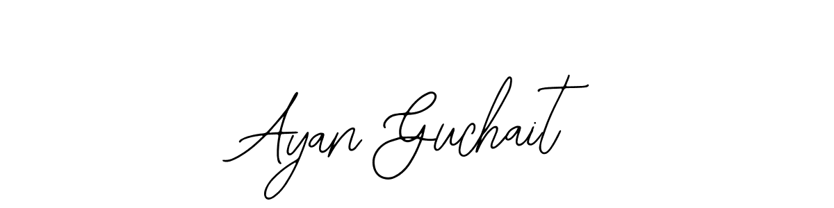 Similarly Bearetta-2O07w is the best handwritten signature design. Signature creator online .You can use it as an online autograph creator for name Ayan Guchait. Ayan Guchait signature style 12 images and pictures png