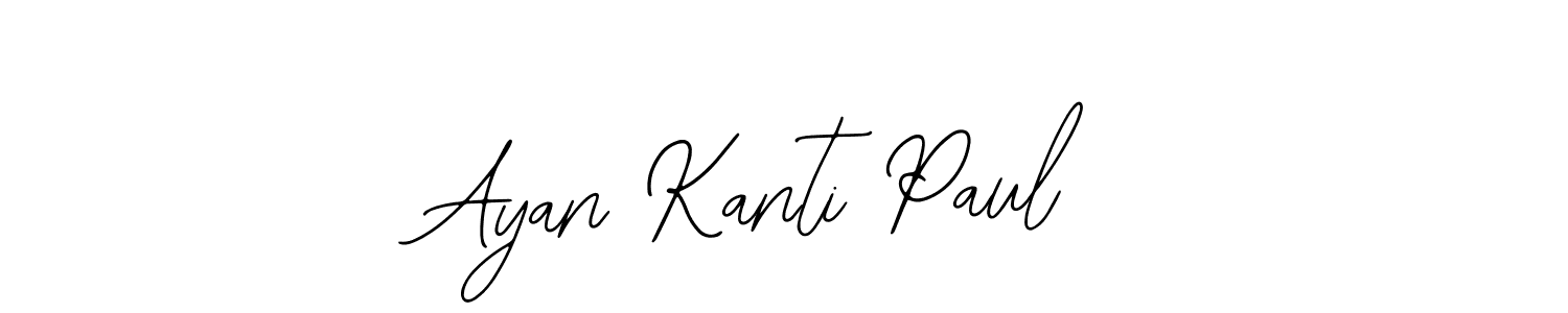 Bearetta-2O07w is a professional signature style that is perfect for those who want to add a touch of class to their signature. It is also a great choice for those who want to make their signature more unique. Get Ayan Kanti Paul name to fancy signature for free. Ayan Kanti Paul signature style 12 images and pictures png