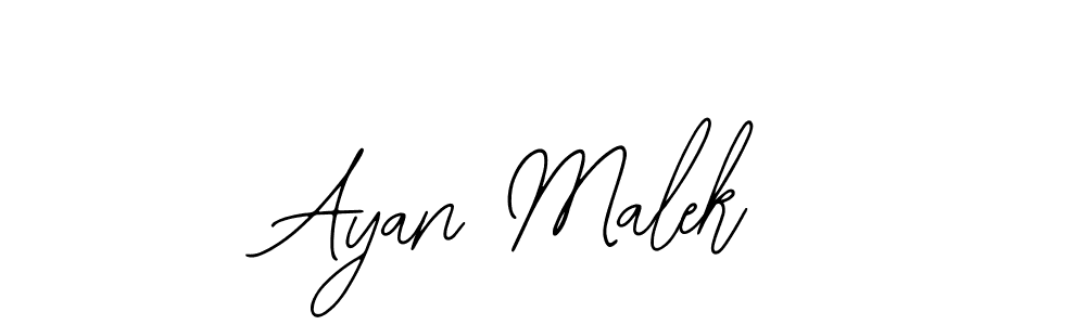 It looks lik you need a new signature style for name Ayan Malek. Design unique handwritten (Bearetta-2O07w) signature with our free signature maker in just a few clicks. Ayan Malek signature style 12 images and pictures png