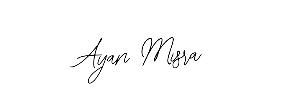 How to make Ayan Misra name signature. Use Bearetta-2O07w style for creating short signs online. This is the latest handwritten sign. Ayan Misra signature style 12 images and pictures png