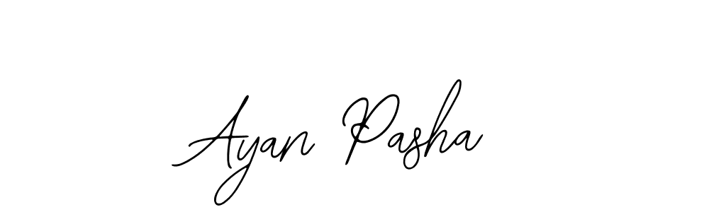 Make a beautiful signature design for name Ayan Pasha. With this signature (Bearetta-2O07w) style, you can create a handwritten signature for free. Ayan Pasha signature style 12 images and pictures png