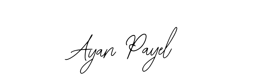 Use a signature maker to create a handwritten signature online. With this signature software, you can design (Bearetta-2O07w) your own signature for name Ayan Payel. Ayan Payel signature style 12 images and pictures png