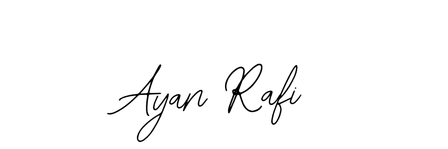 Use a signature maker to create a handwritten signature online. With this signature software, you can design (Bearetta-2O07w) your own signature for name Ayan Rafi. Ayan Rafi signature style 12 images and pictures png