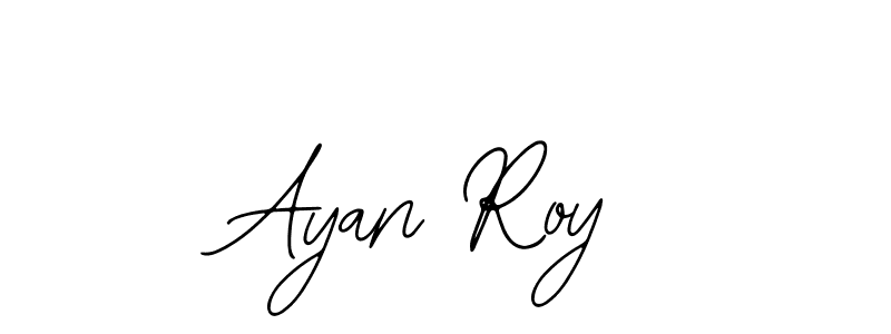 How to make Ayan Roy name signature. Use Bearetta-2O07w style for creating short signs online. This is the latest handwritten sign. Ayan Roy signature style 12 images and pictures png