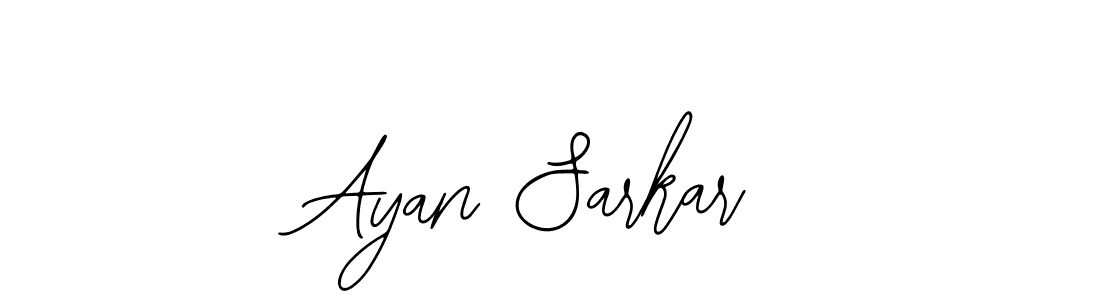 How to make Ayan Sarkar name signature. Use Bearetta-2O07w style for creating short signs online. This is the latest handwritten sign. Ayan Sarkar signature style 12 images and pictures png