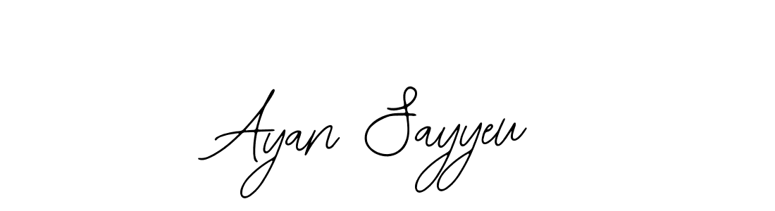 Also we have Ayan Sayyeu name is the best signature style. Create professional handwritten signature collection using Bearetta-2O07w autograph style. Ayan Sayyeu signature style 12 images and pictures png