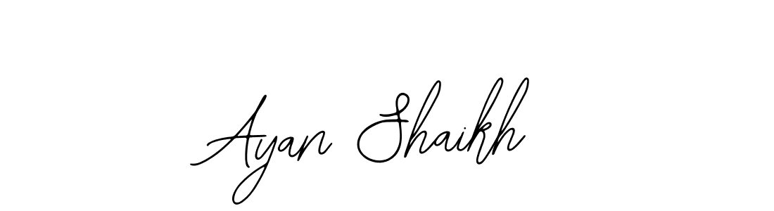 It looks lik you need a new signature style for name Ayan Shaikh. Design unique handwritten (Bearetta-2O07w) signature with our free signature maker in just a few clicks. Ayan Shaikh signature style 12 images and pictures png