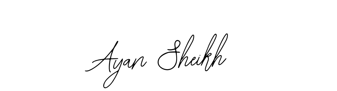 Make a beautiful signature design for name Ayan Sheikh. Use this online signature maker to create a handwritten signature for free. Ayan Sheikh signature style 12 images and pictures png