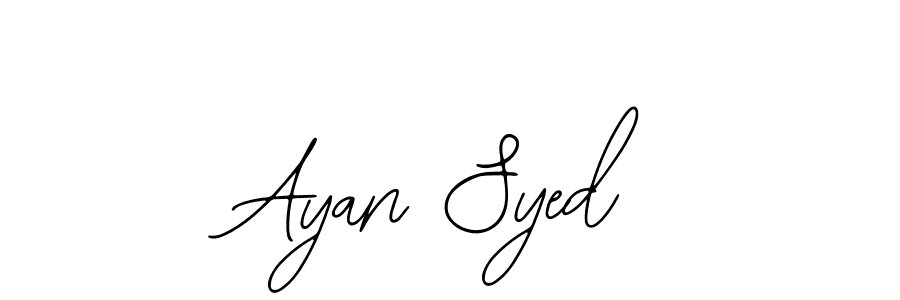 Make a beautiful signature design for name Ayan Syed. With this signature (Bearetta-2O07w) style, you can create a handwritten signature for free. Ayan Syed signature style 12 images and pictures png