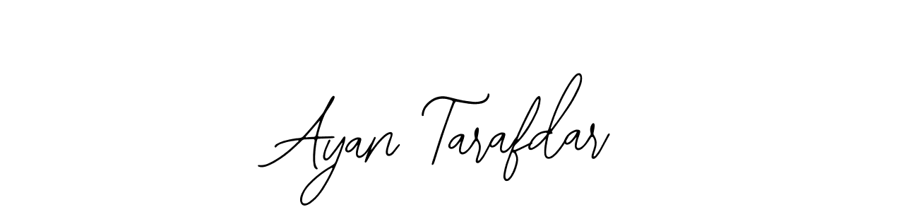 How to make Ayan Tarafdar name signature. Use Bearetta-2O07w style for creating short signs online. This is the latest handwritten sign. Ayan Tarafdar signature style 12 images and pictures png
