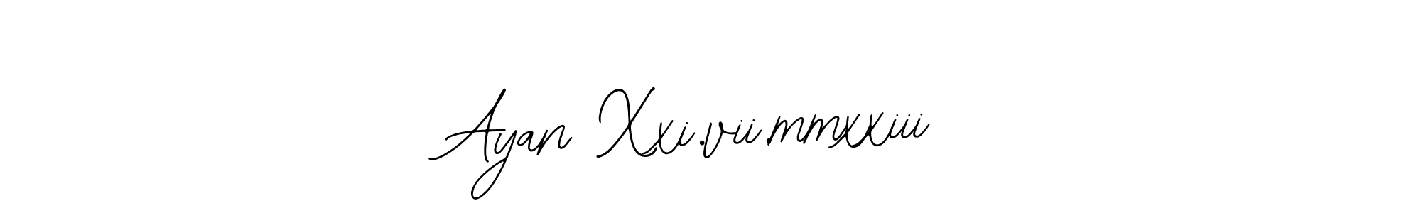 This is the best signature style for the Ayan Xxi.vii.mmxxiii name. Also you like these signature font (Bearetta-2O07w). Mix name signature. Ayan Xxi.vii.mmxxiii signature style 12 images and pictures png