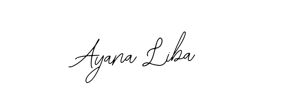 Ayana Liba stylish signature style. Best Handwritten Sign (Bearetta-2O07w) for my name. Handwritten Signature Collection Ideas for my name Ayana Liba. Ayana Liba signature style 12 images and pictures png