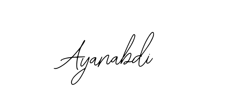 if you are searching for the best signature style for your name Ayanabdi. so please give up your signature search. here we have designed multiple signature styles  using Bearetta-2O07w. Ayanabdi signature style 12 images and pictures png