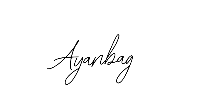 Make a beautiful signature design for name Ayanbag. With this signature (Bearetta-2O07w) style, you can create a handwritten signature for free. Ayanbag signature style 12 images and pictures png