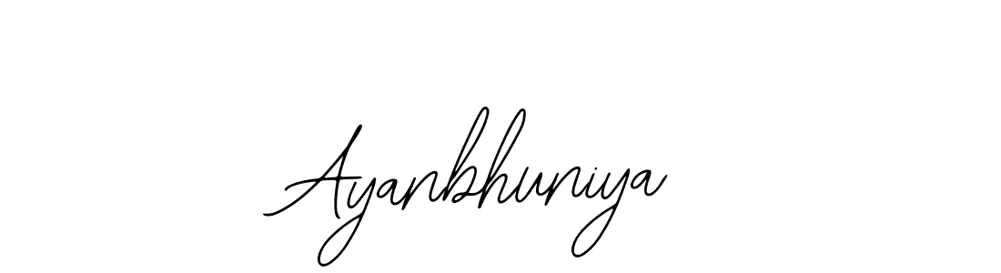 How to make Ayanbhuniya signature? Bearetta-2O07w is a professional autograph style. Create handwritten signature for Ayanbhuniya name. Ayanbhuniya signature style 12 images and pictures png