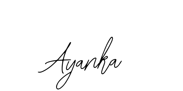 You should practise on your own different ways (Bearetta-2O07w) to write your name (Ayanka) in signature. don't let someone else do it for you. Ayanka signature style 12 images and pictures png