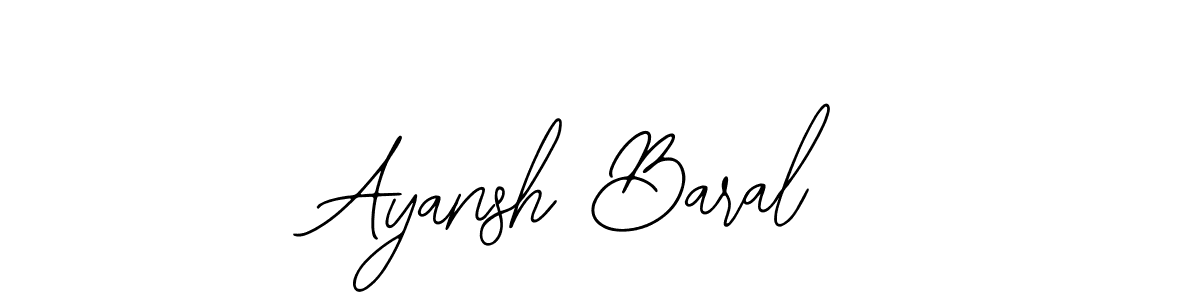 Also we have Ayansh Baral name is the best signature style. Create professional handwritten signature collection using Bearetta-2O07w autograph style. Ayansh Baral signature style 12 images and pictures png