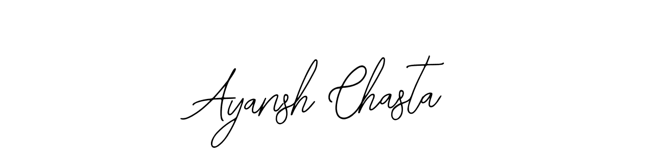 Ayansh Chasta stylish signature style. Best Handwritten Sign (Bearetta-2O07w) for my name. Handwritten Signature Collection Ideas for my name Ayansh Chasta. Ayansh Chasta signature style 12 images and pictures png