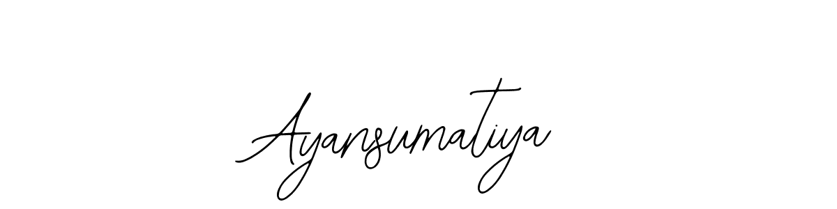 Similarly Bearetta-2O07w is the best handwritten signature design. Signature creator online .You can use it as an online autograph creator for name Ayansumatiya. Ayansumatiya signature style 12 images and pictures png