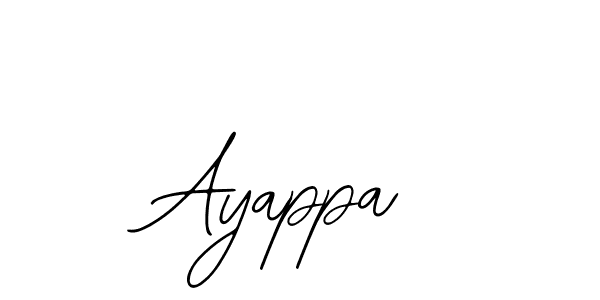 Use a signature maker to create a handwritten signature online. With this signature software, you can design (Bearetta-2O07w) your own signature for name Ayappa. Ayappa signature style 12 images and pictures png