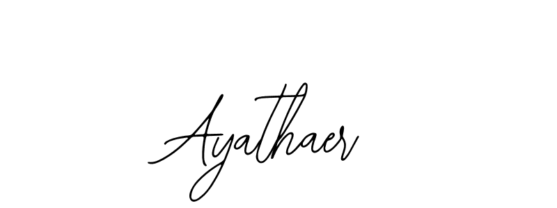 Use a signature maker to create a handwritten signature online. With this signature software, you can design (Bearetta-2O07w) your own signature for name Ayathaer. Ayathaer signature style 12 images and pictures png