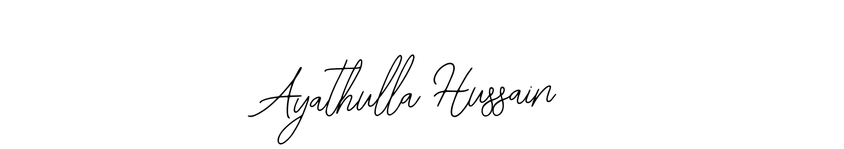 Ayathulla Hussain stylish signature style. Best Handwritten Sign (Bearetta-2O07w) for my name. Handwritten Signature Collection Ideas for my name Ayathulla Hussain. Ayathulla Hussain signature style 12 images and pictures png