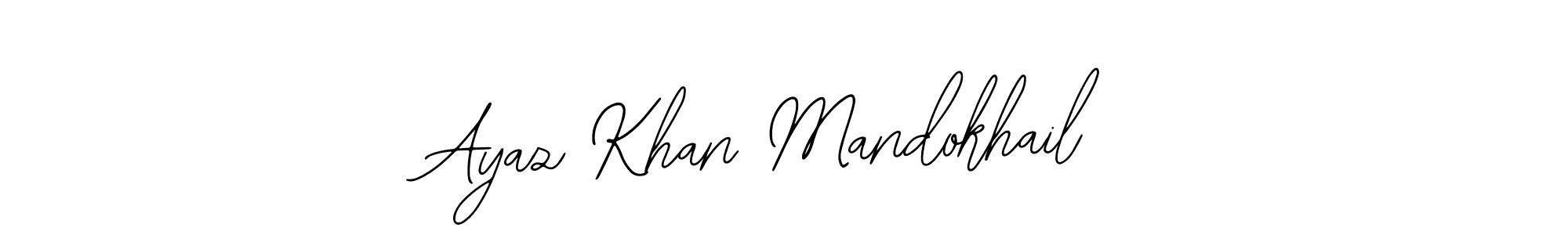 Also we have Ayaz Khan Mandokhail name is the best signature style. Create professional handwritten signature collection using Bearetta-2O07w autograph style. Ayaz Khan Mandokhail signature style 12 images and pictures png