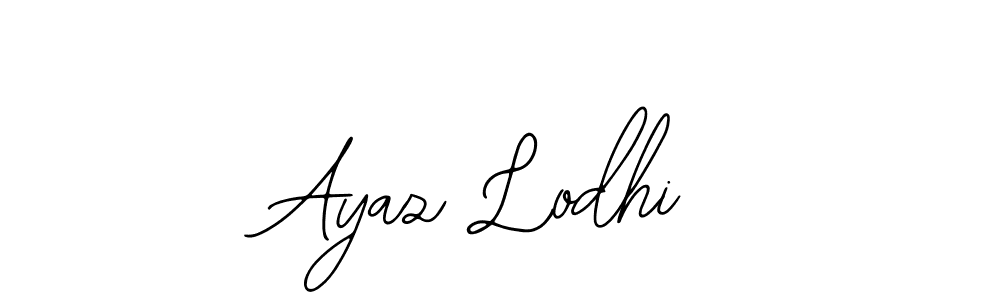 if you are searching for the best signature style for your name Ayaz Lodhi. so please give up your signature search. here we have designed multiple signature styles  using Bearetta-2O07w. Ayaz Lodhi signature style 12 images and pictures png