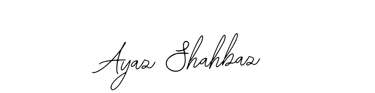 Design your own signature with our free online signature maker. With this signature software, you can create a handwritten (Bearetta-2O07w) signature for name Ayaz Shahbaz. Ayaz Shahbaz signature style 12 images and pictures png